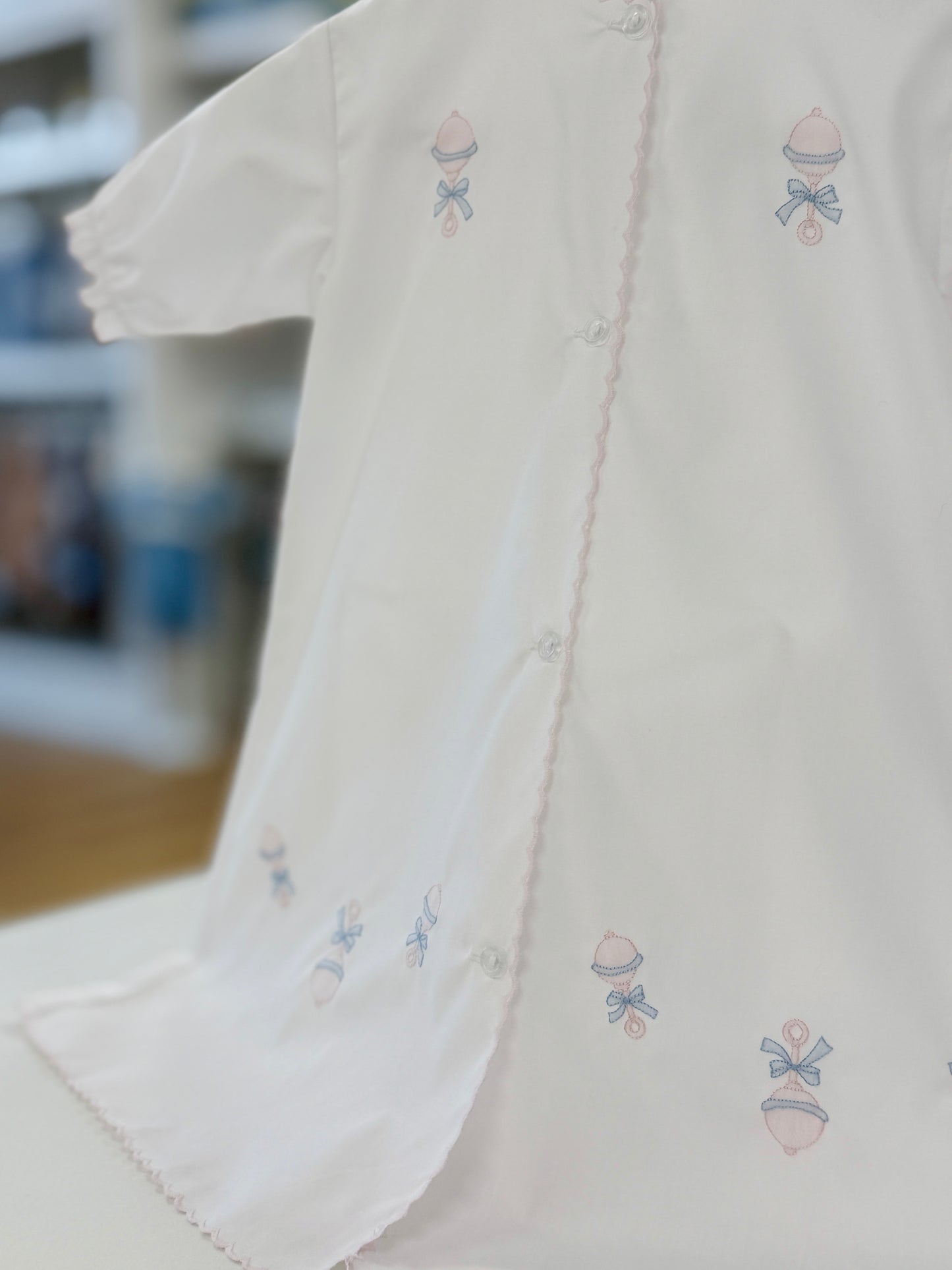 Pink Rattle Daygown