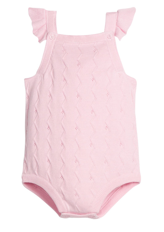 Pointelle Knit Bubble - Light Pink