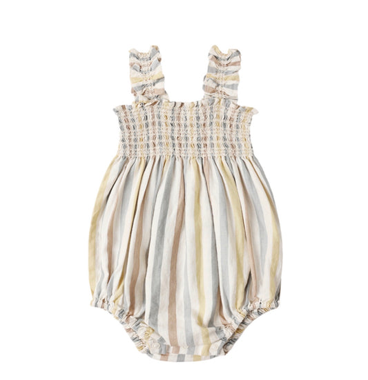 Julia Romper - Valencia Stripe