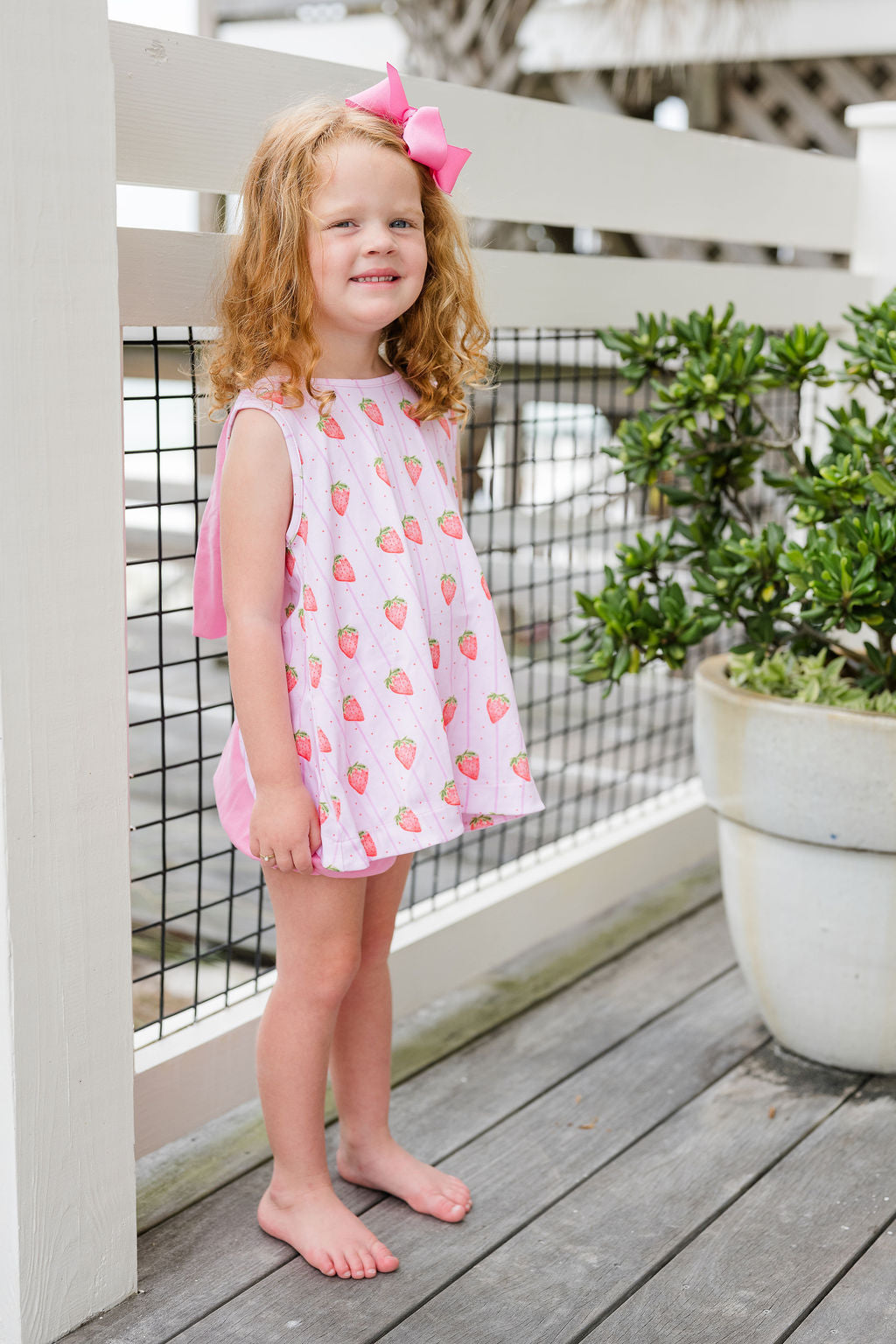 Lottie Bloomer Set - Strawberry