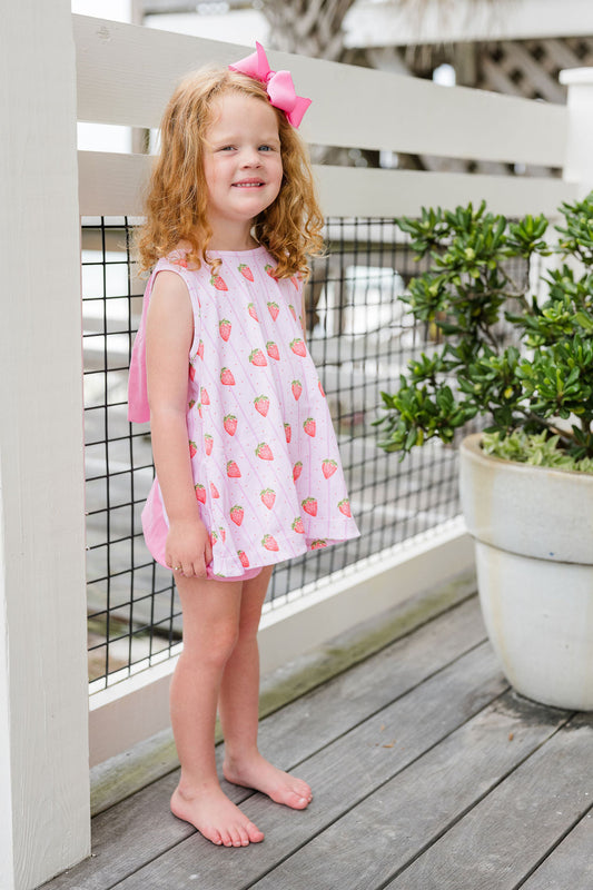 Lottie Bloomer Set - Strawberry