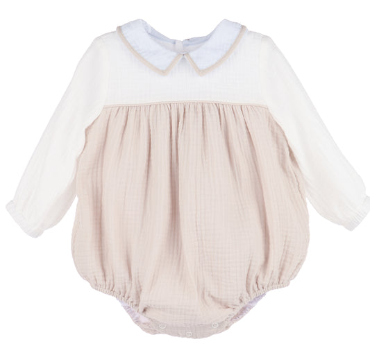 Cuddle Cotton Boy Bubble White