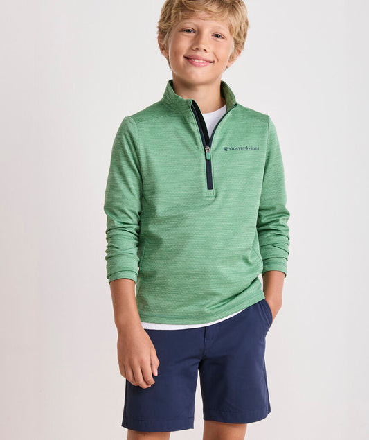 Sankaty 1/4 Zip Starboard Green