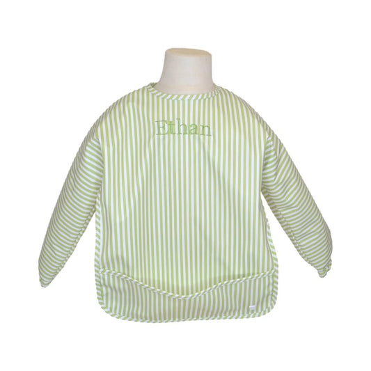PERFECT SMOCK LARGE - PIMLICO STRIPE GREEN