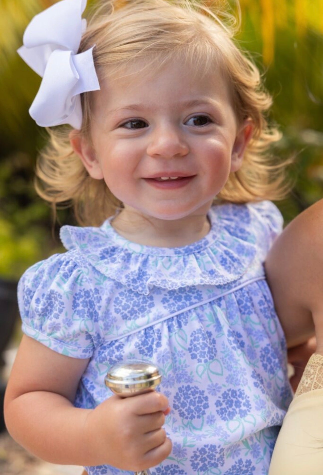 Ramona Ruffle Bubble-Handful of Hydrangeas