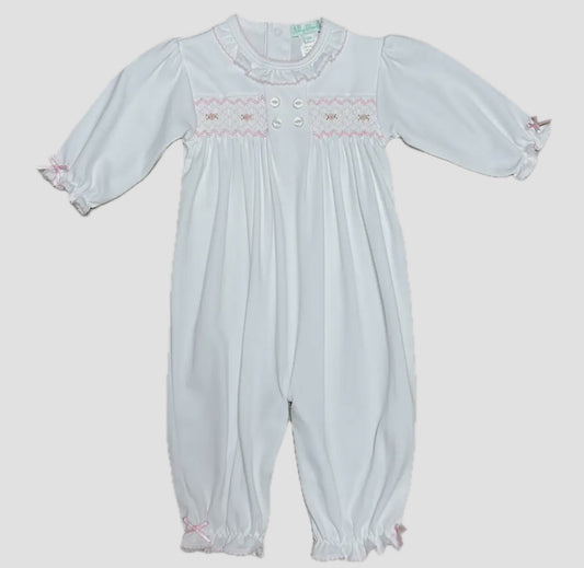 Little Threads- Hand Smocked Converter-Pink