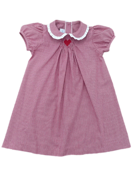 Red Gingham Heart Dress