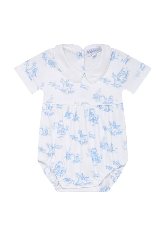Blue Toile Bubble