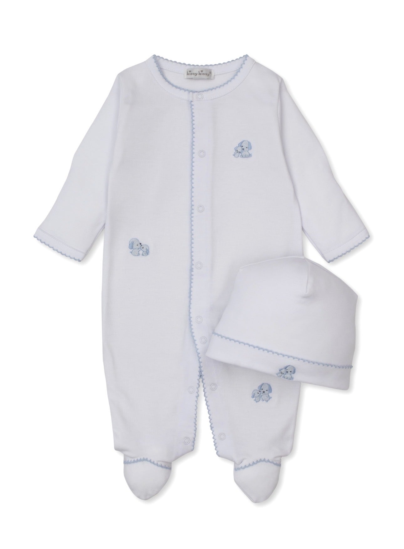 Puppy Footie & Hat Set