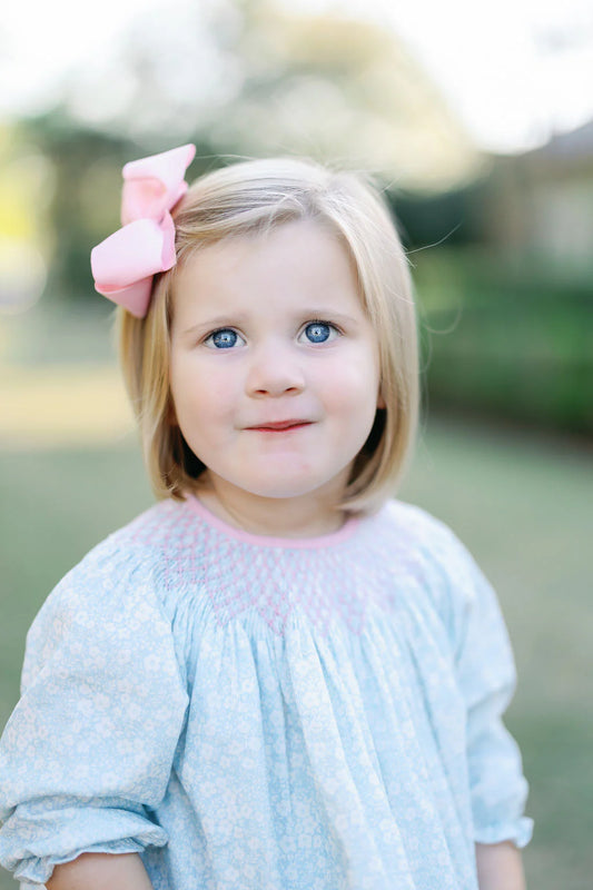 Betsy Bloomer Set Long Sleeve - Snow Kissed Floral, Princeton Pink Corduroy