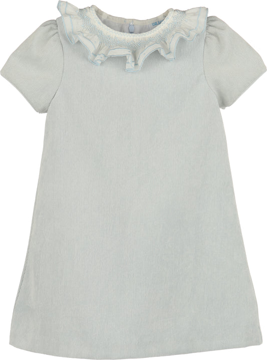 Sweet Corduroy Dress- Blue