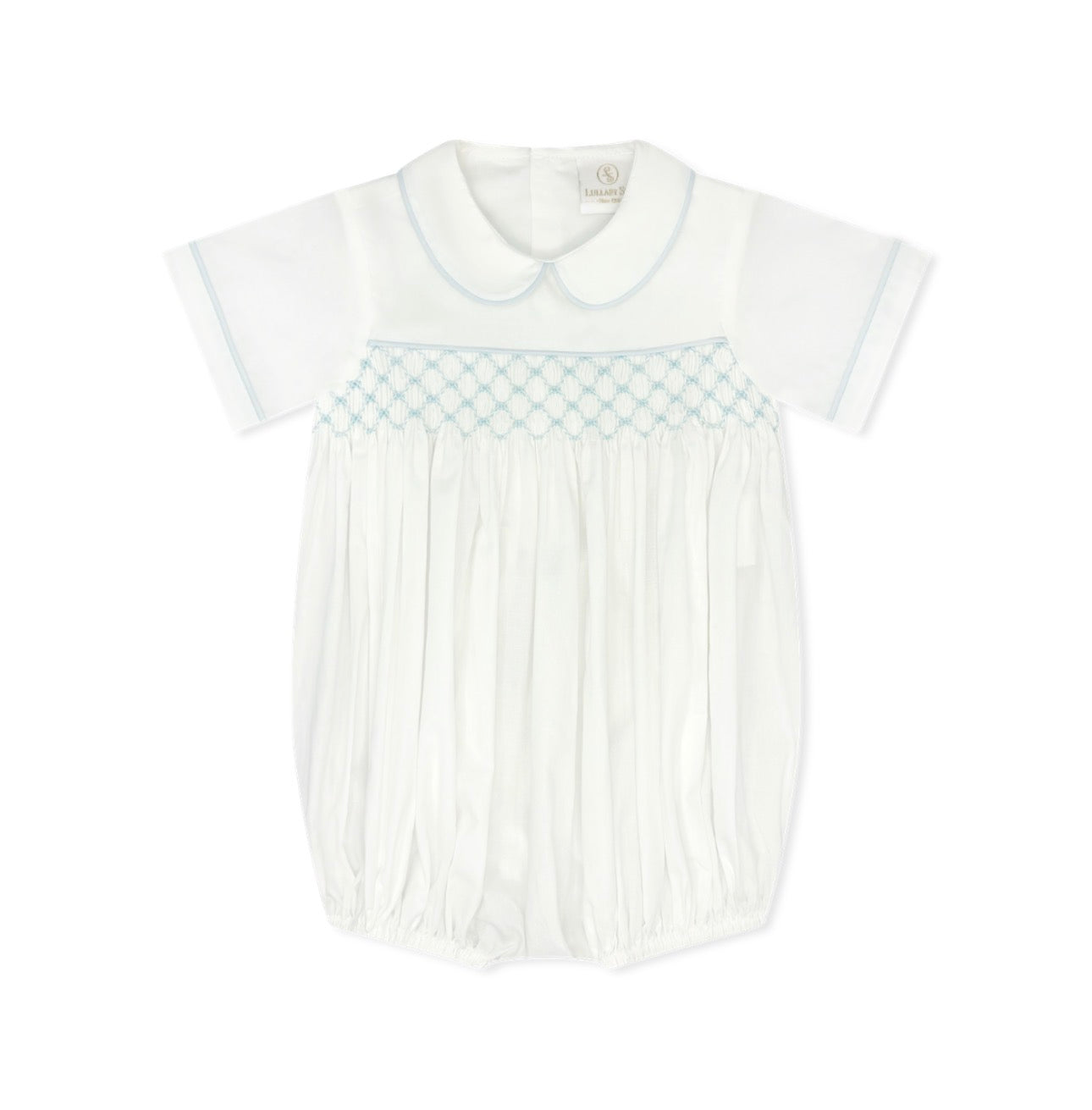 Graham Bubble - Blessings White Batiste with White Trim