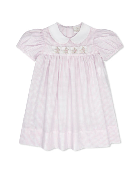 Ruth Ribbon Dress - Heart, Bunny, Bow Pink