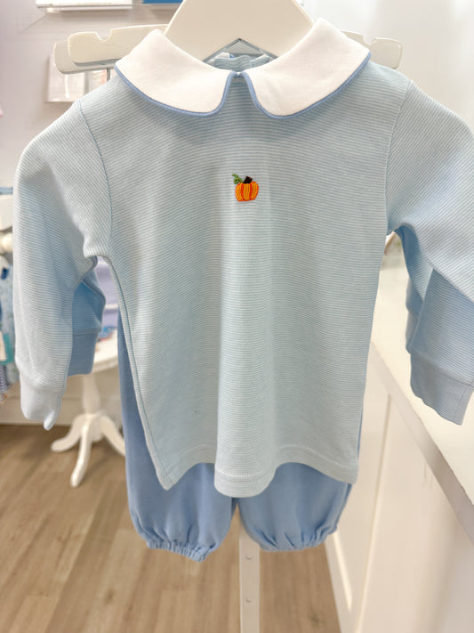 Boys Pumpkin Two Piece Set