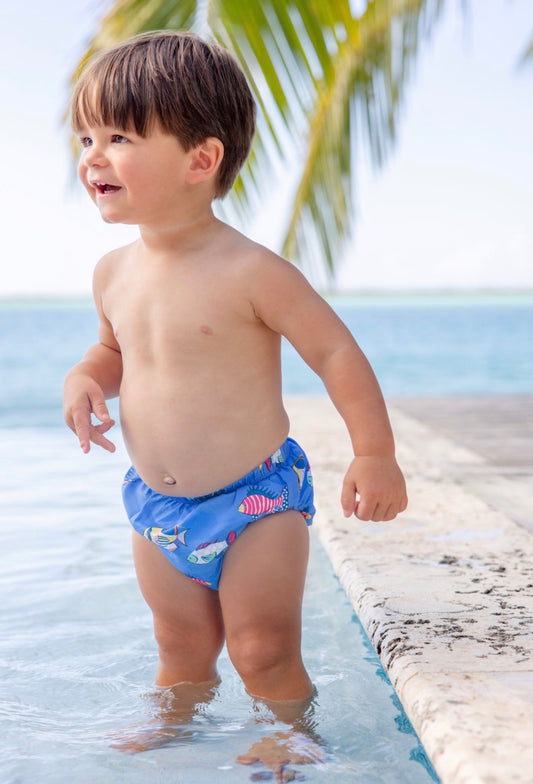 Beach Bum Cover - Swim Here Fishy Fishy