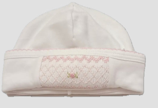 Little Threads Smocked Hat - Pink