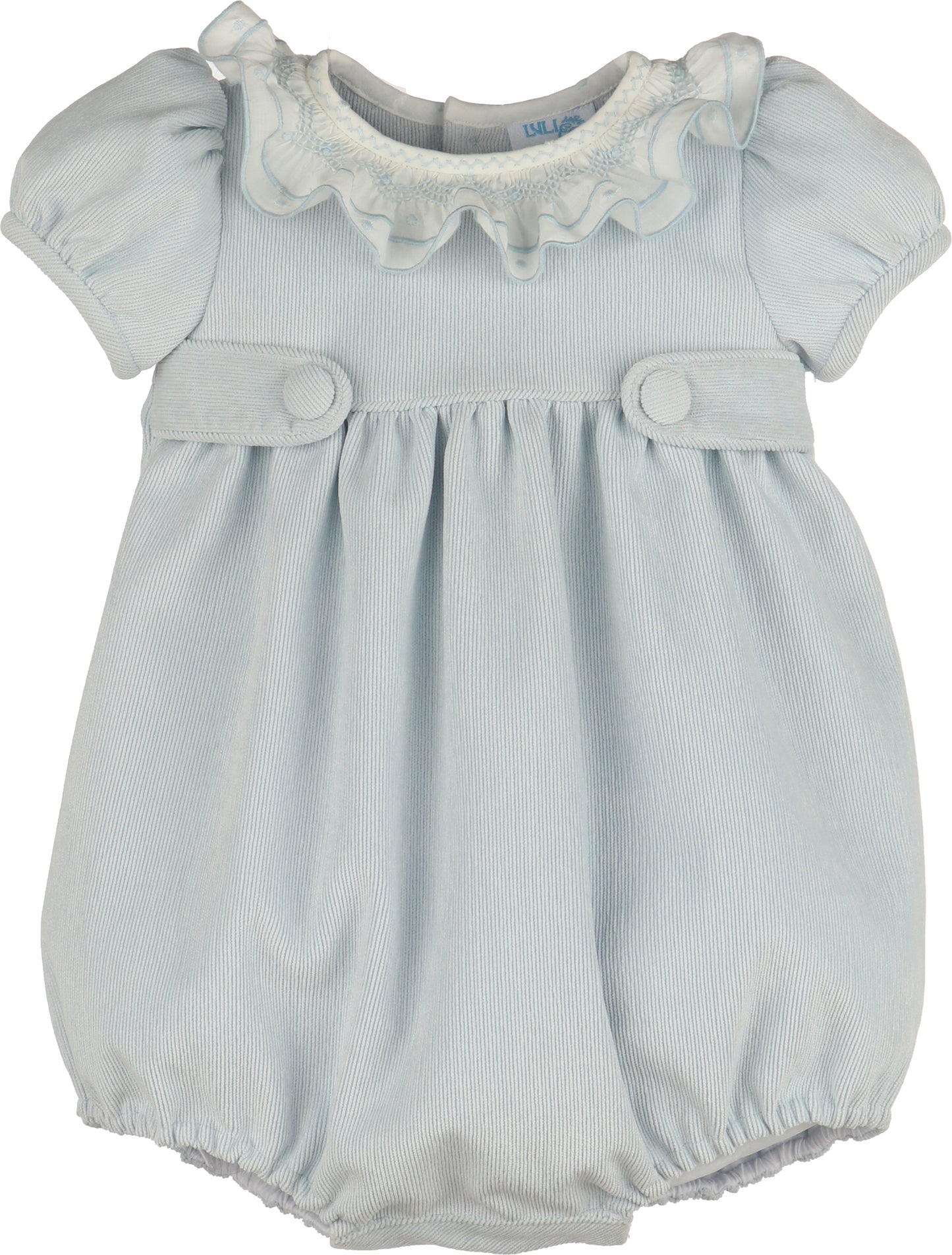 Sweet Corduroy Girl Bubble - Blue