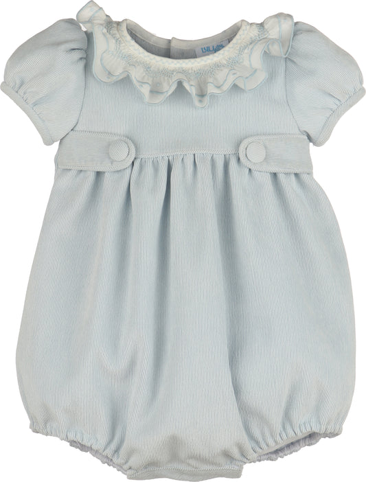 Sweet Corduroy Girl Bubble - Blue