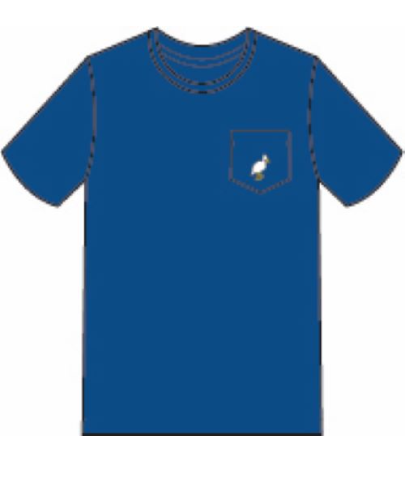 Carter Crew SS Tee- Woodboat Blue