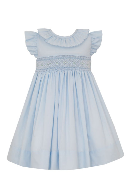 Amelie - Light Blue Swiss Batiste Lined