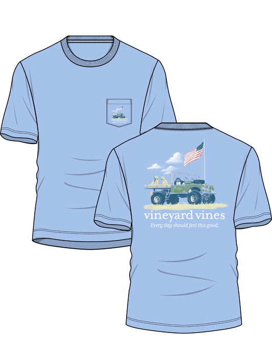 Vineyard Vines Americana Truck Tee