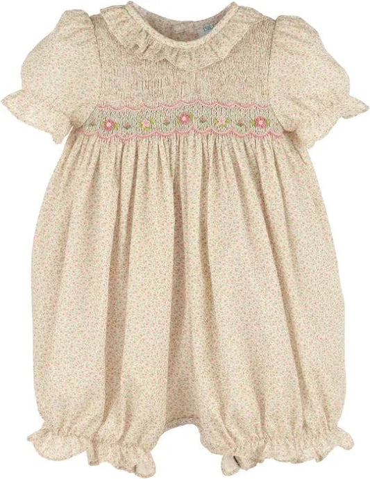 Harvest Floral Smock Bubble - Pink