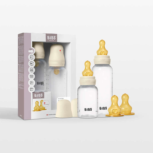 Baby BPA-Free PP Bottle Grow and Flow set 5oz/9oz Latex - Ivory