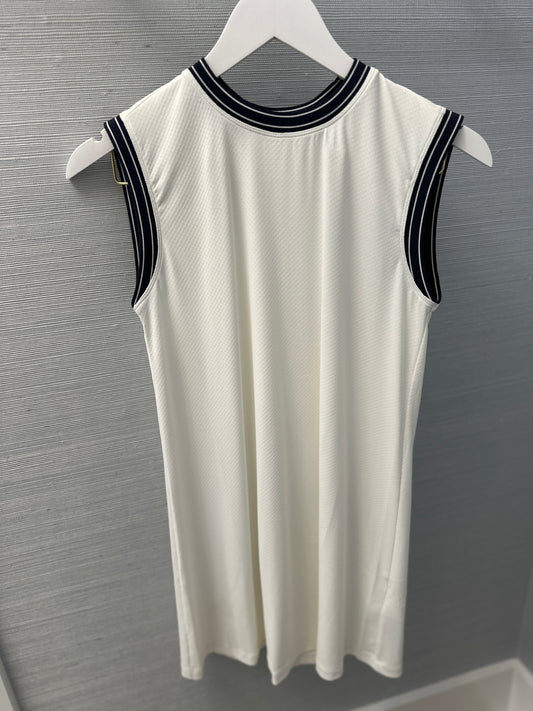 Endo Court Dress 32.5 - White / Blue Nights