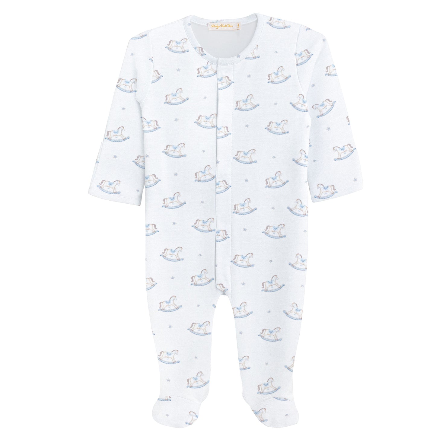 Tiny Rocking Horse Pima Footie