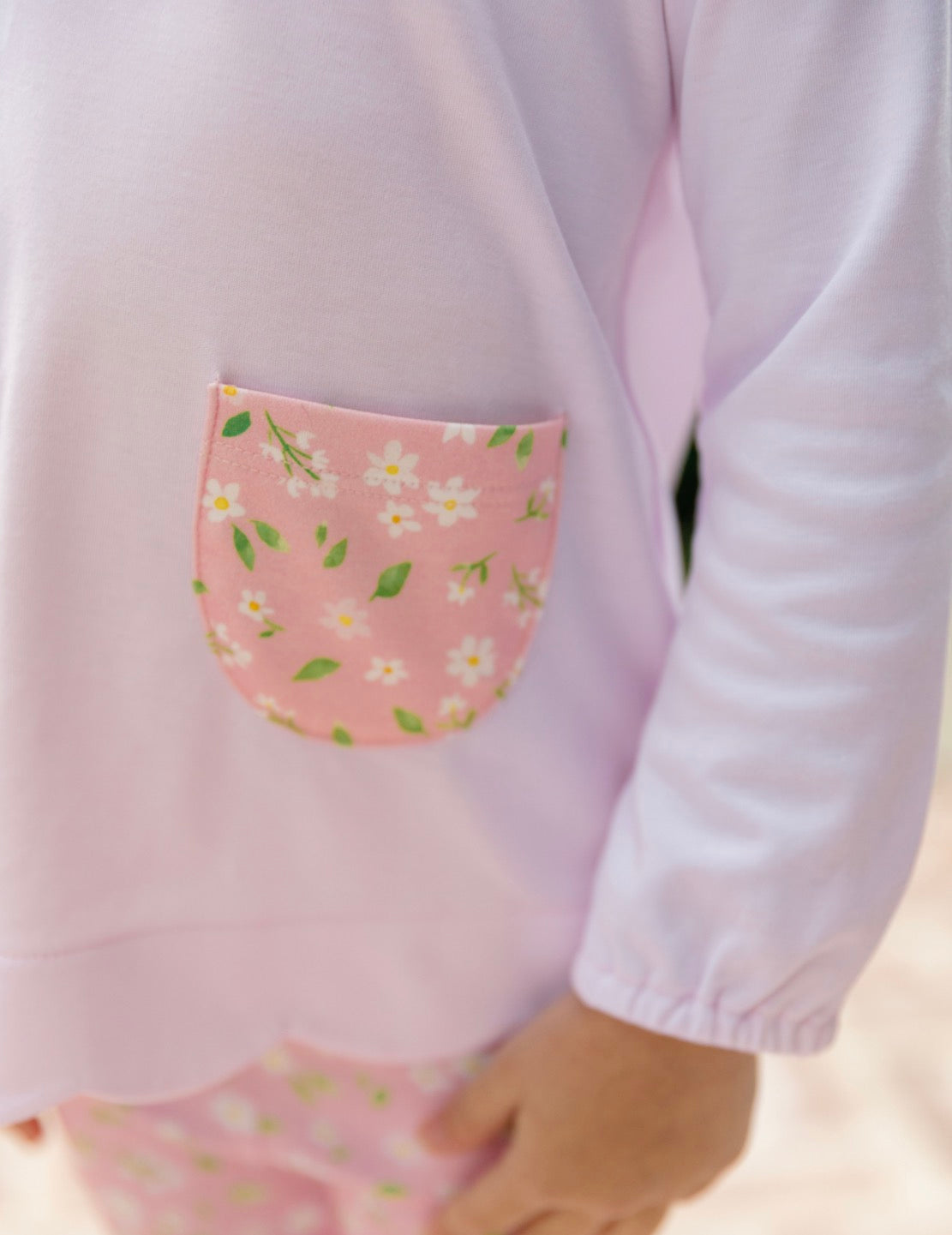 Pink Petal Tunic Set