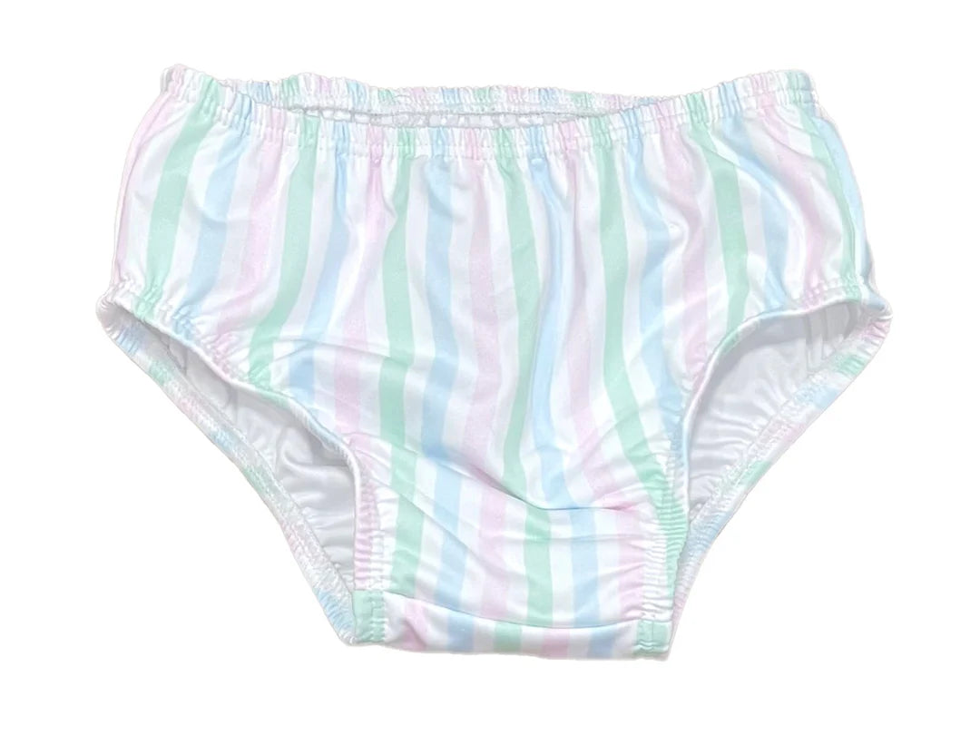 SAMMY SWIM DIAPER COVER- PASTEL STRIPES