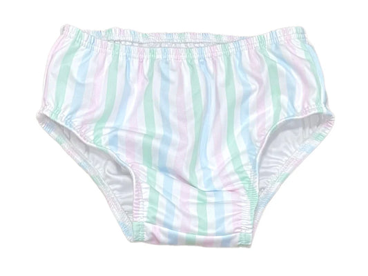 SAMMY SWIM DIAPER COVER- PASTEL STRIPES