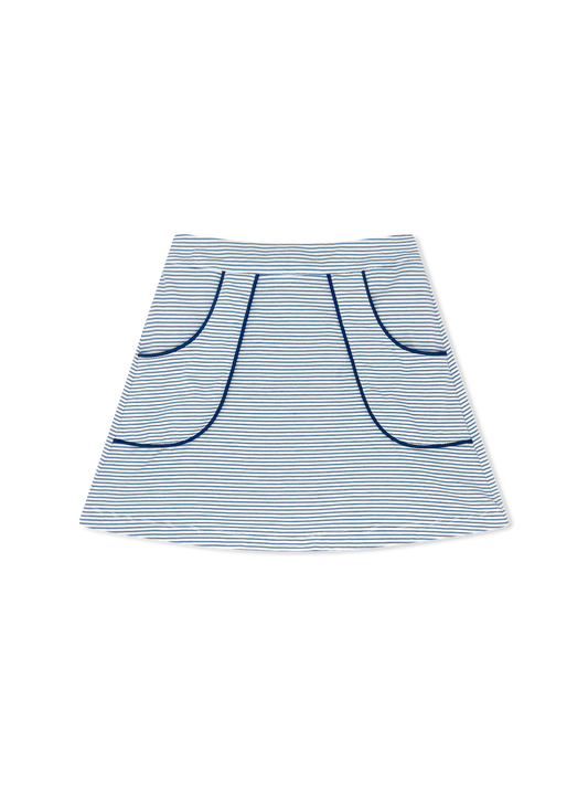 Kristen Skort - Navy Tide, Nightfall Corduroy