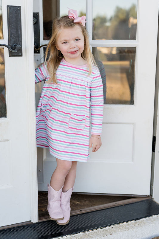 Lennon Stripe Knit Dress**PREORDER-SHIPS OCTOBER**