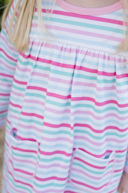 Lennon Stripe Knit Dress**PREORDER-SHIPS OCTOBER**