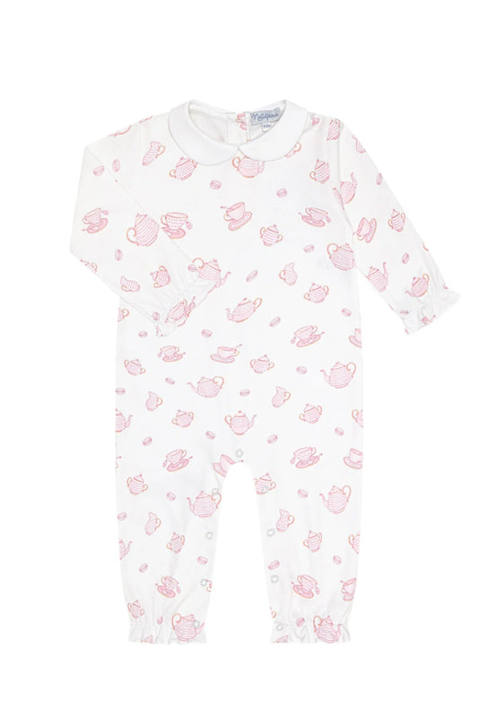 Petite Tea Time Print Romper