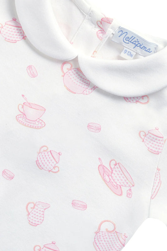 Petite Tea Time Print Romper