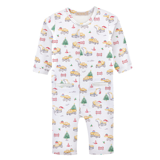 Jingle Trucks Pima Romper