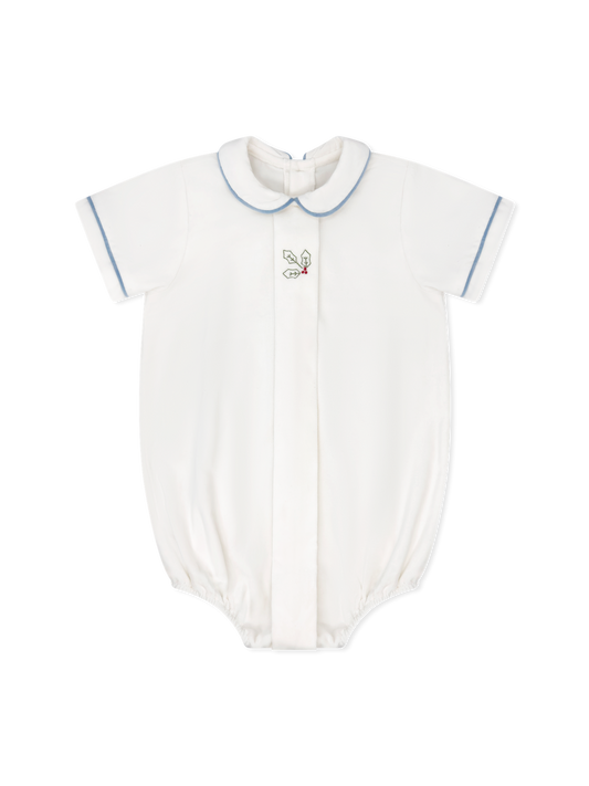 Palmer Bubble - Winter White Velvet, Holly