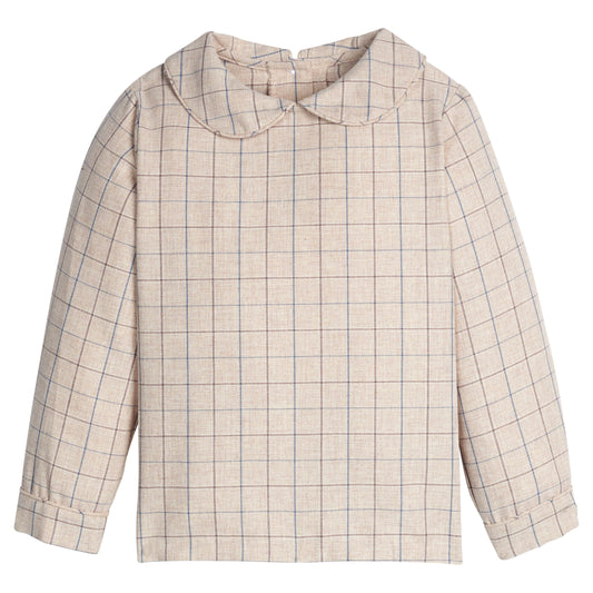 Peter Pan Shirt - Durham Windowpane