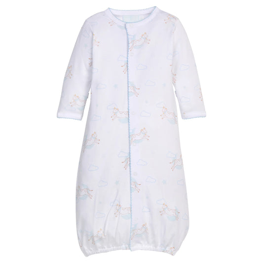 Printed Converter Gown - Blue Cow Jumping Over the Moon