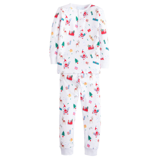 Boys Printed Jammies - Vintage Christmas