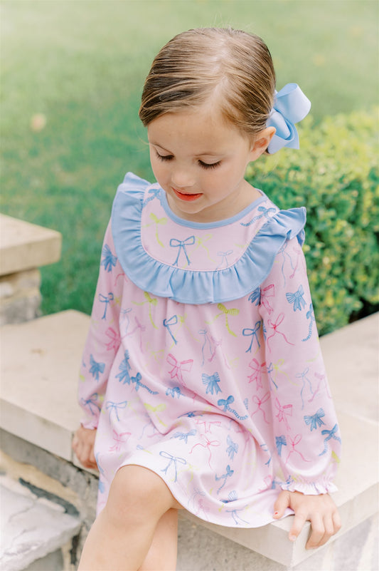 TPP-Ribbon Party Long Sleeve Dress