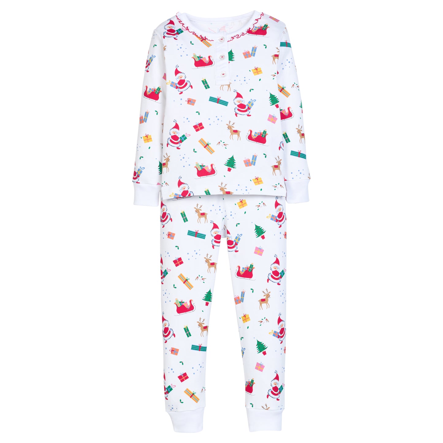 Girls Printed Jammies - Vintage Christmas