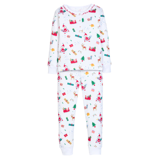 Girls Printed Jammies - Vintage Christmas