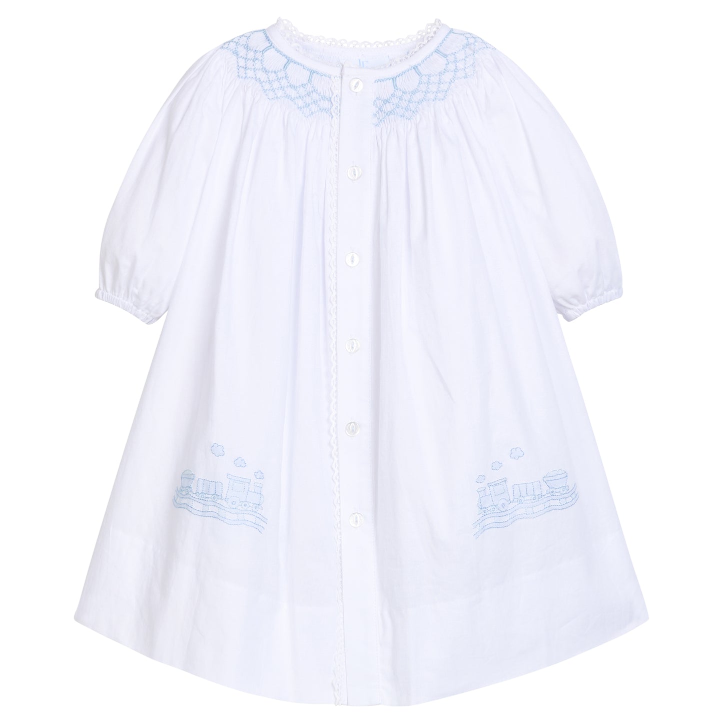 Smocked Heirloom Gown - Trains