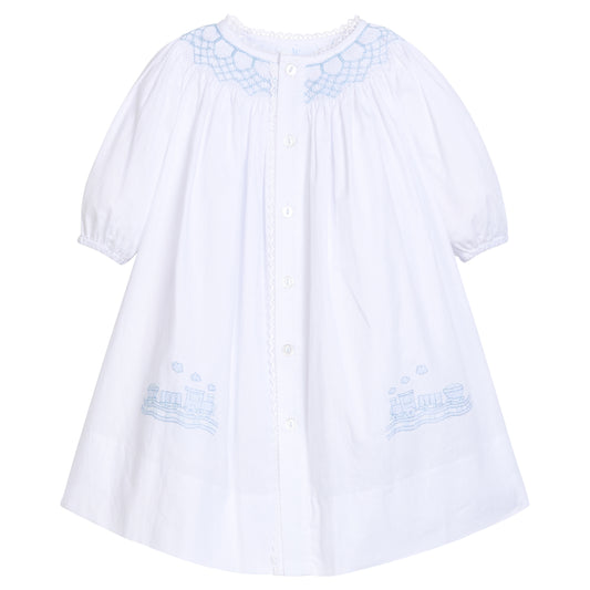 Smocked Heirloom Gown - Trains