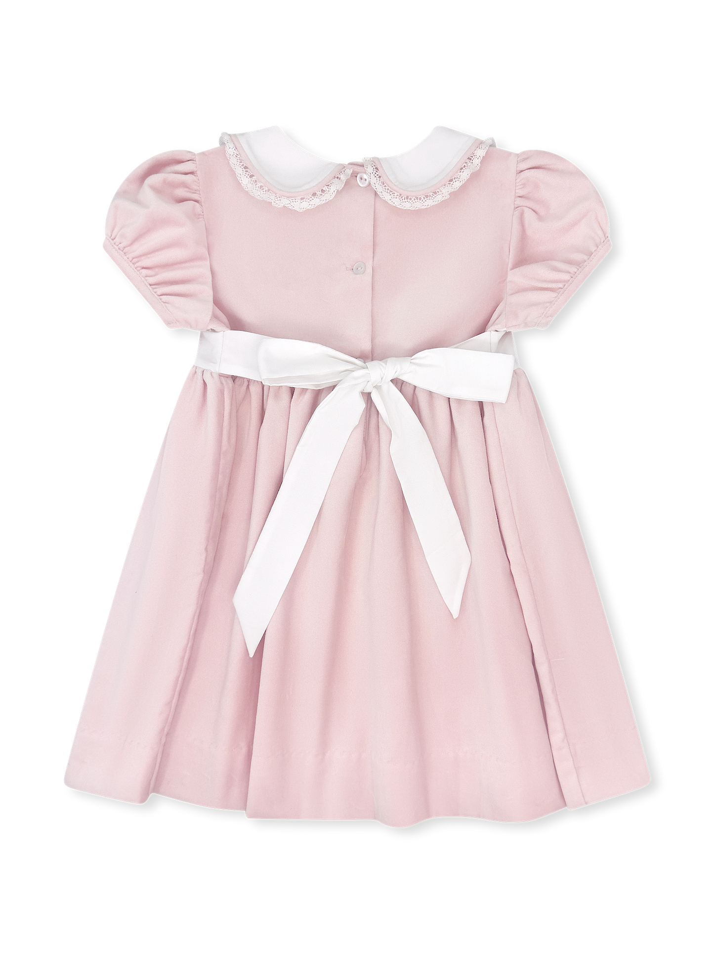 Sue Shaw Dress - Petite Pink Velvet, Holly