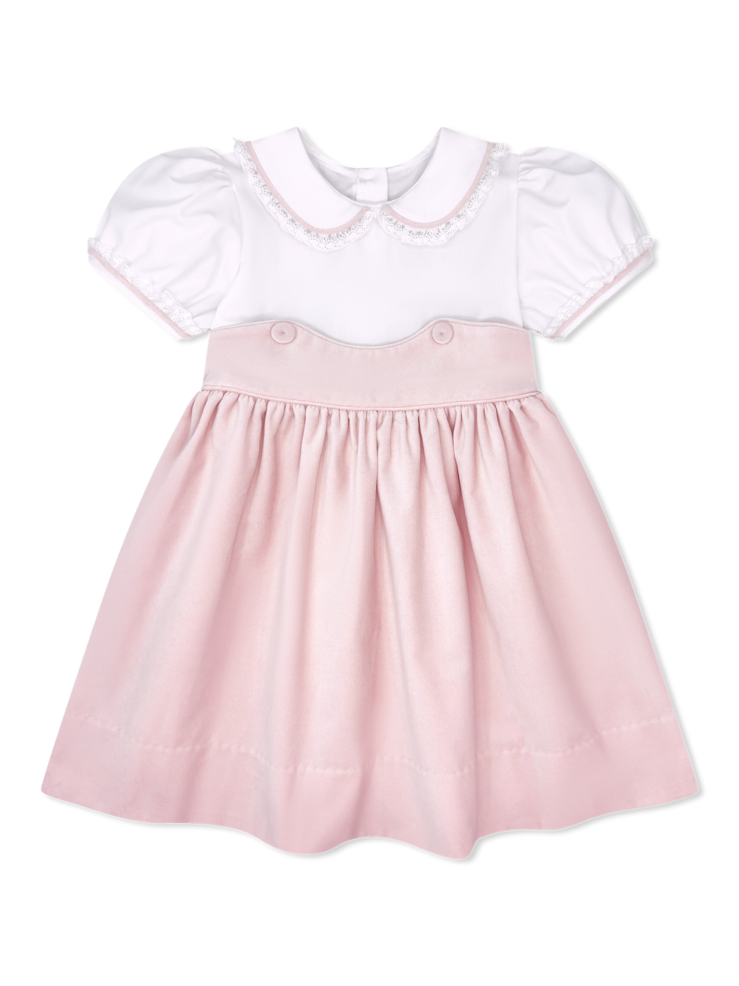 Sundays Best Dress - Petite Pink Velvet