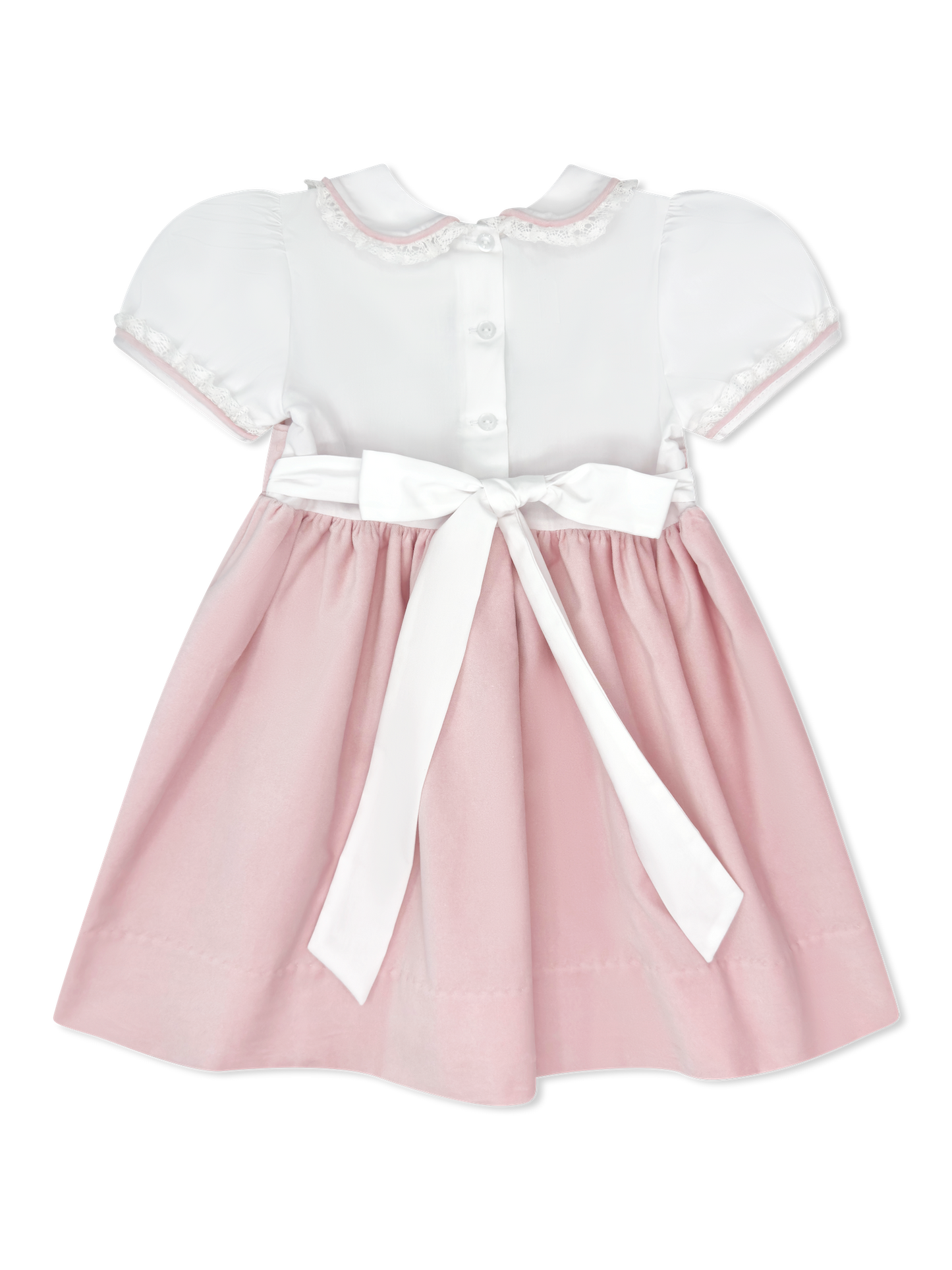 Sundays Best Dress - Petite Pink Velvet
